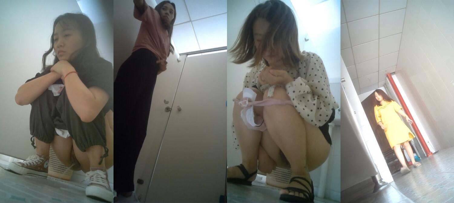 《极品CP⚡魔手☛外购》坑神潜入某单位女厕隔板缝中实拍超多小姐姐方便，后位前位赤裸裸逼脸同框，连衣裙眼镜骚妹居然自慰闻B味