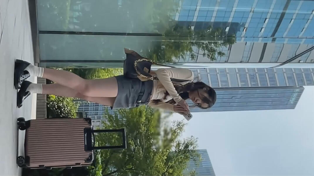 大神街头尾随偷拍❤️两个性感短裙美女裙底风光上电梯的时候尝试掀裙摸拉行李箱美女豆腐般的嫩臀