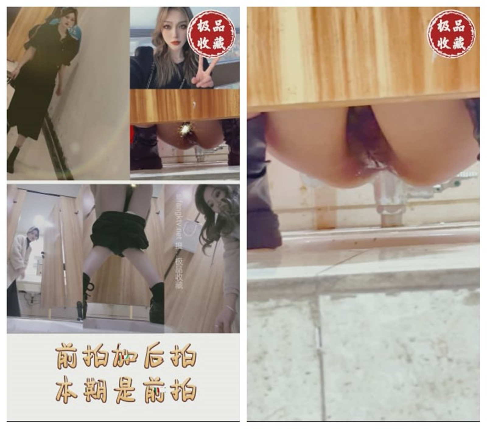 2024一月最新流出❤️厕拍极品收藏⭐新年巨献⭐巅峰视角系列⭐带生活照网红主播闯拍后拍双镜头