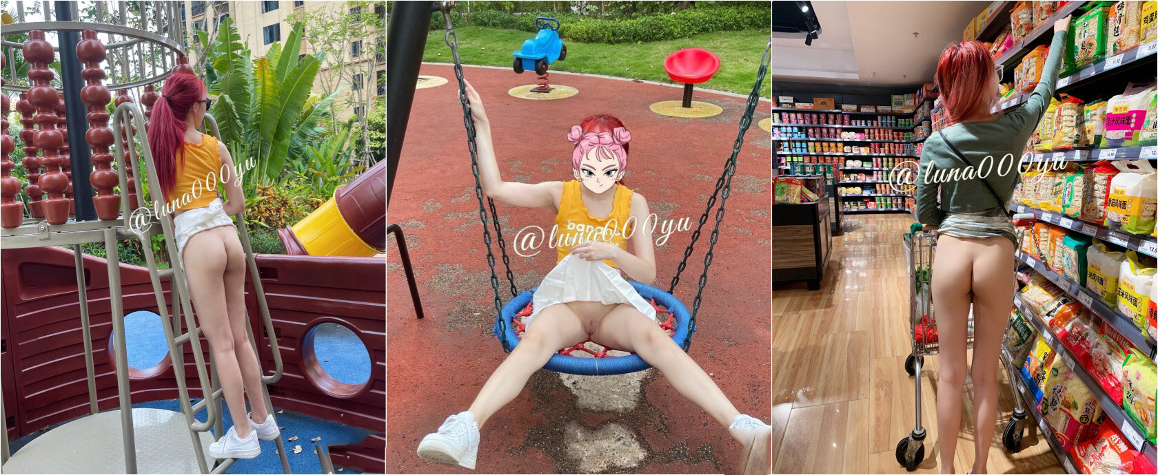 ❤️极限露出小骚货❤️顶级反差女神〖娜娜〗最新露出挑战，人来人往商场地铁人前偷偷露出，紧张刺激！超级反差