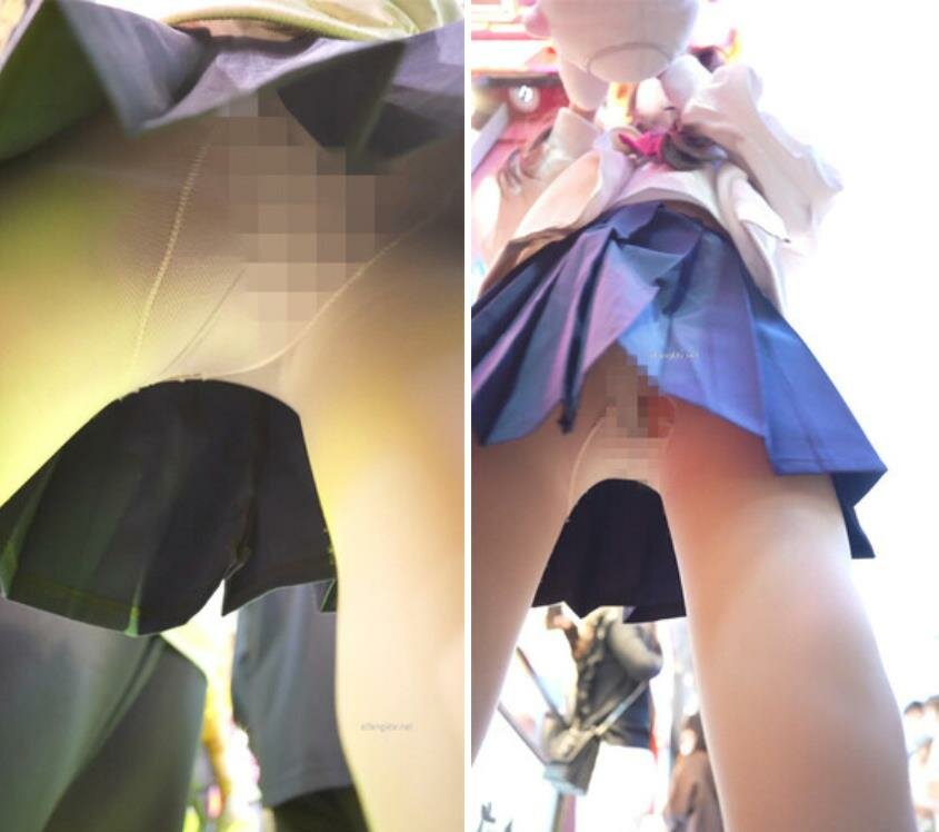 大神偷拍美女裙底❤️制服jk小姐姐逛街..白色丝袜正面破了个大洞前后被CD❤️白色连衣裙女大学生这么清纯却穿着性感窄内