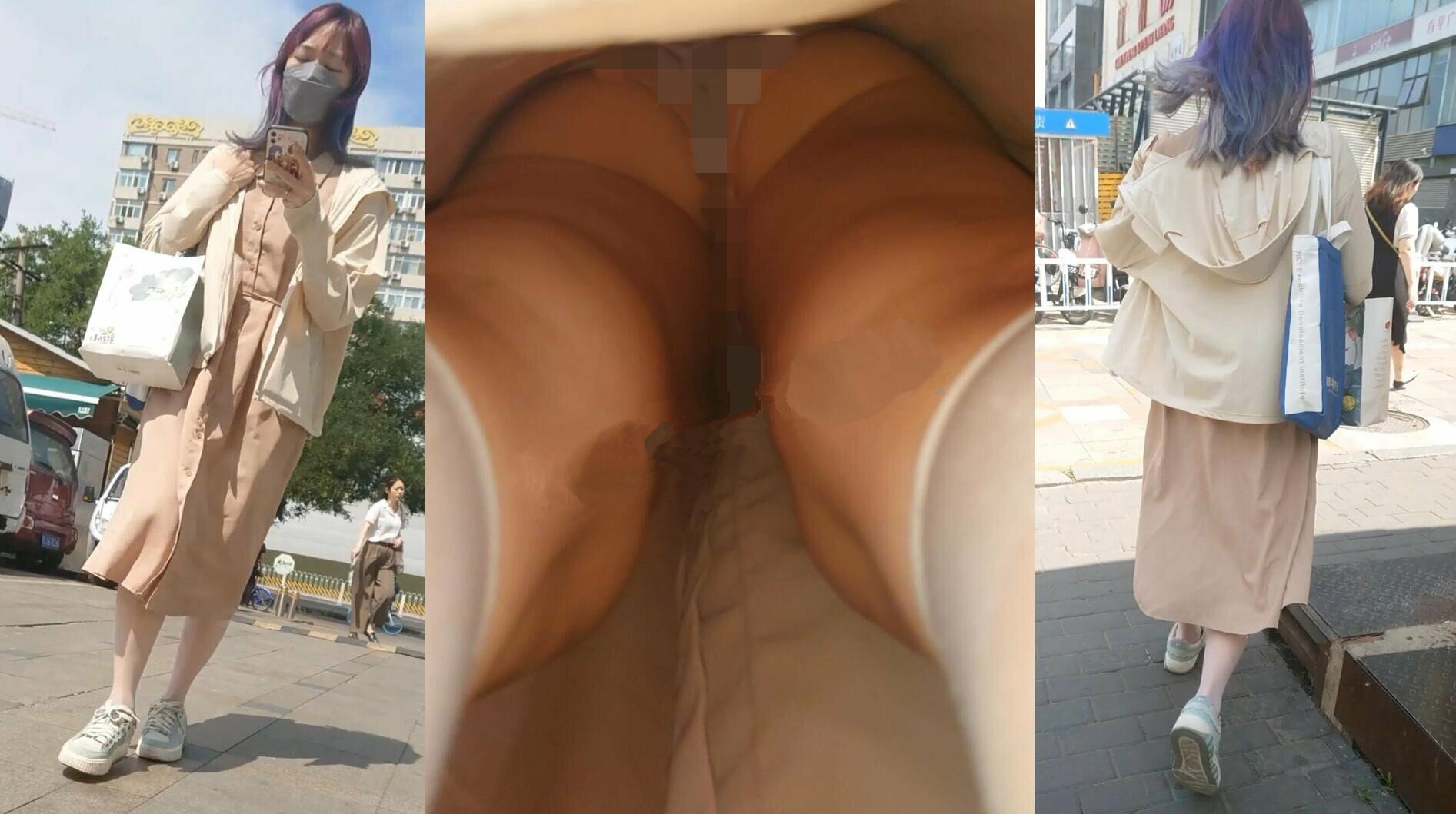 魔手外购《诱惑丝系列》❤️大神地铁出口尾随偷拍高冷气质白领裙底丁字裤小妹，极品黑丝御姐，极品少妇风格较多