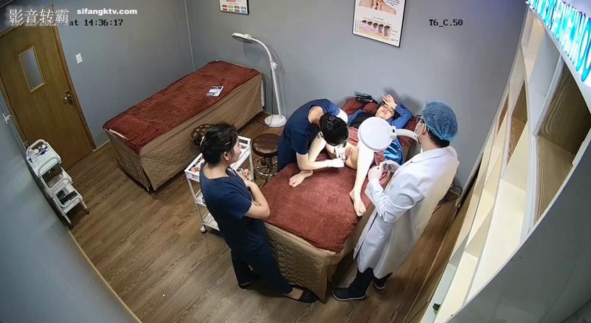 《监控破解》偷窥美容美体中心❤️几位给阴部做美容的少妇