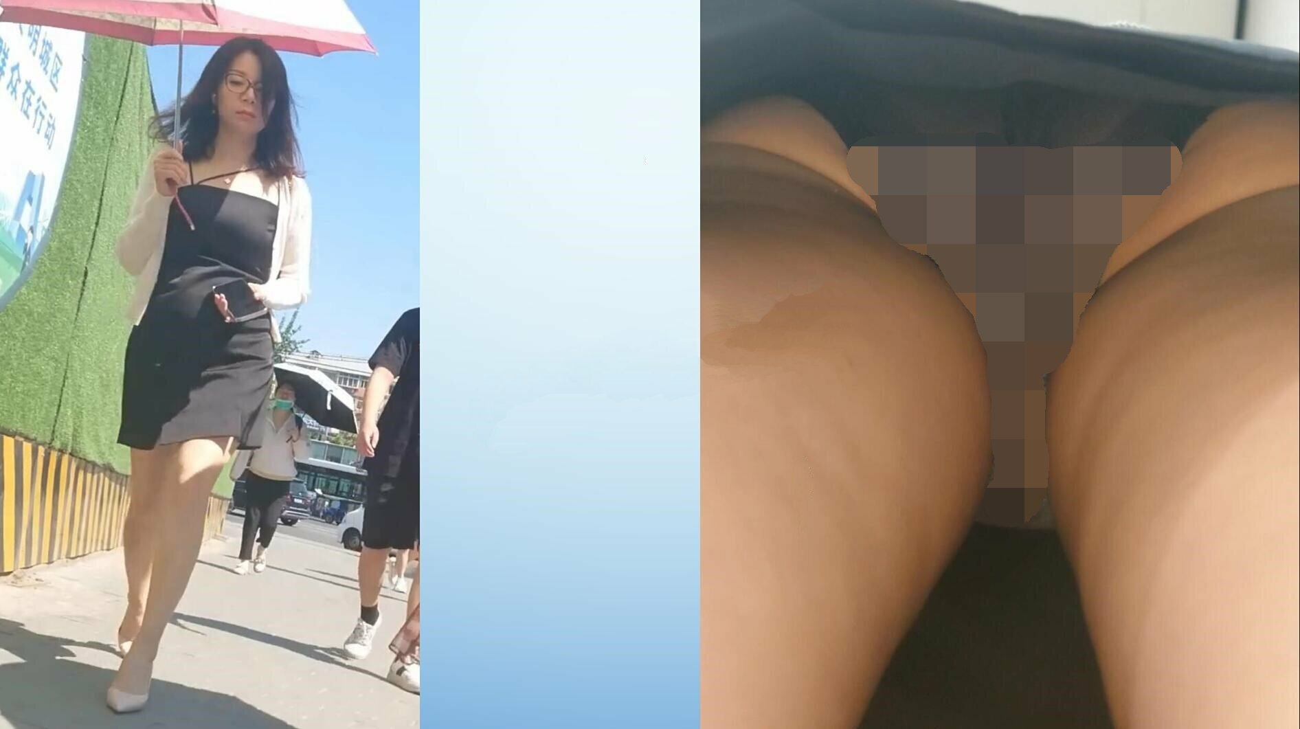 AXH十一月最新流出❤️魔手☛CD地铁站出口电梯偷拍美女裙底《极品骚秘》（侧漏Y唇黑菊花）公司极品女秘书，外纯内骚，T字裤掩盖不住黑菊