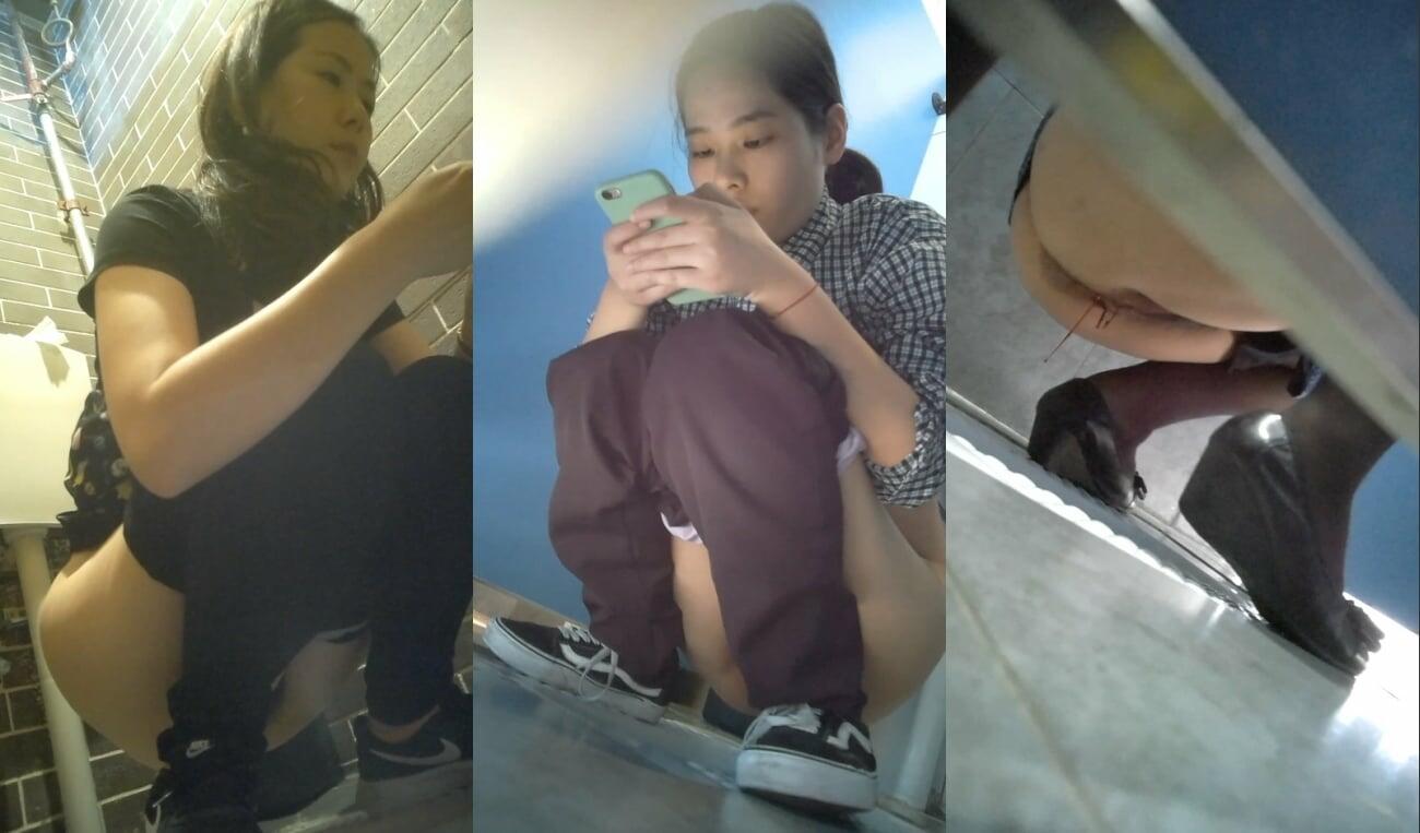 特色餐厅女厕全景偷拍多位美女少妇各种姿势嘘嘘❤️各种美鲍亮瞎你的眼